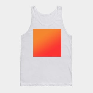 Orange to Red Gradient Tank Top